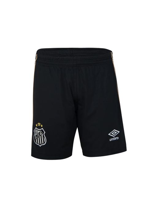 Calção Santos II 2024 Umbro Infantil - Preto