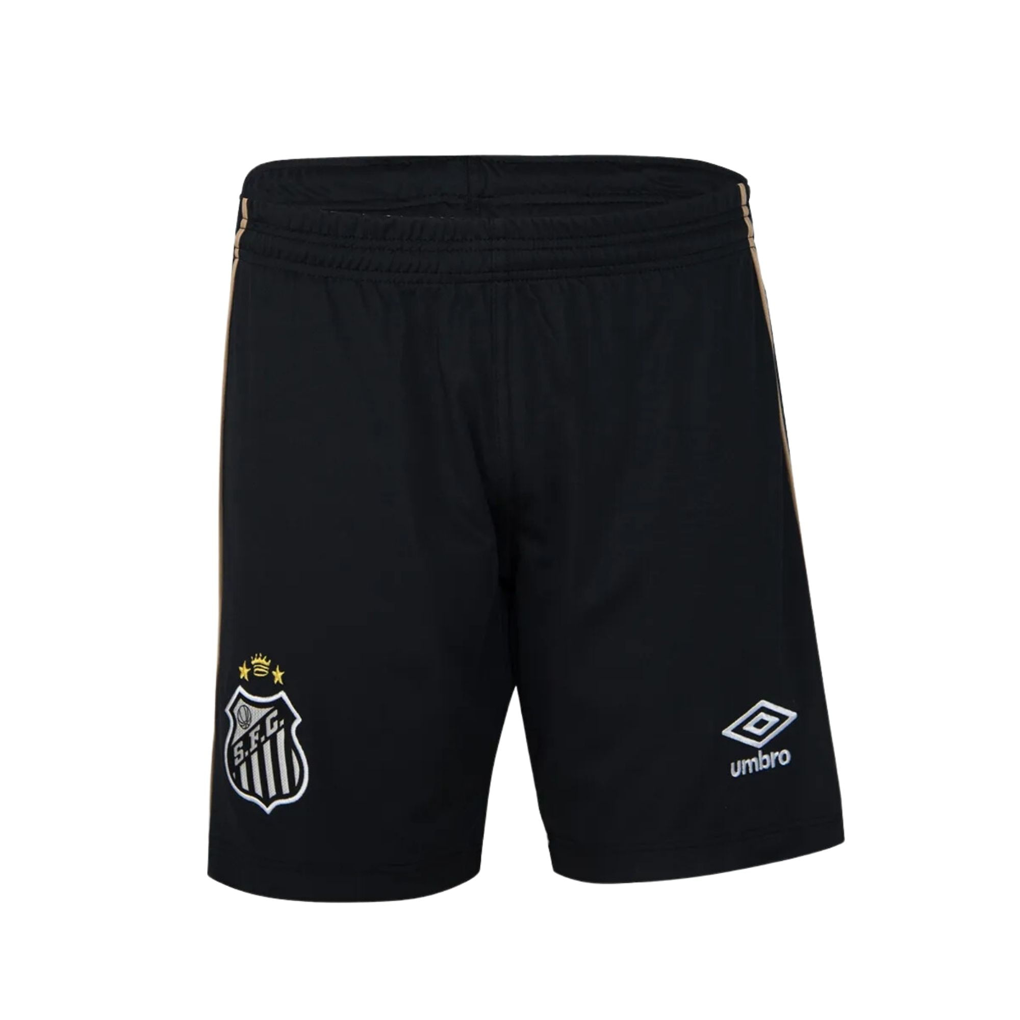 Calção Santos II 2024 Umbro Infantil - Preto