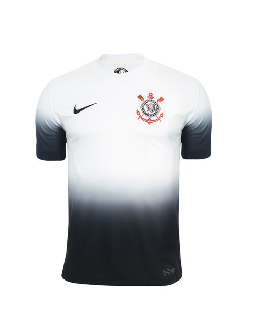 Camisa Corinthians I 2024/25 Nike Torcedor Pro Masculina - Branca/Preta