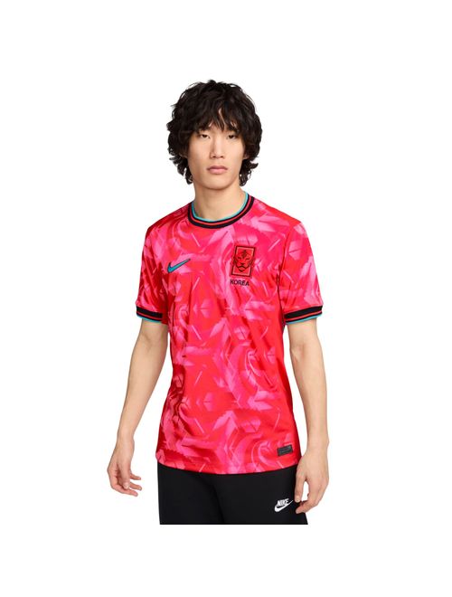 Camisa Coreia do Sul I 2024/25 Nike KFA Torcedor Pro Masculina - Vermelha