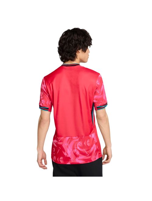 Camisa Coreia do Sul I 2024/25 Nike KFA Torcedor Pro Masculina - Vermelha