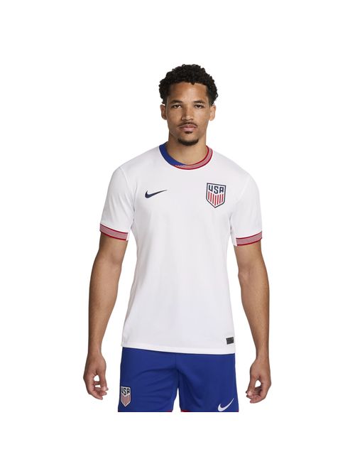 Camisa Estados Unidos I 2024/25 Nike USA Torcedor Pro Masculina - Branca