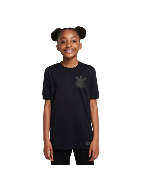 Camisa Corinthians II 2024/25 Nike Pro Infantil - Preta