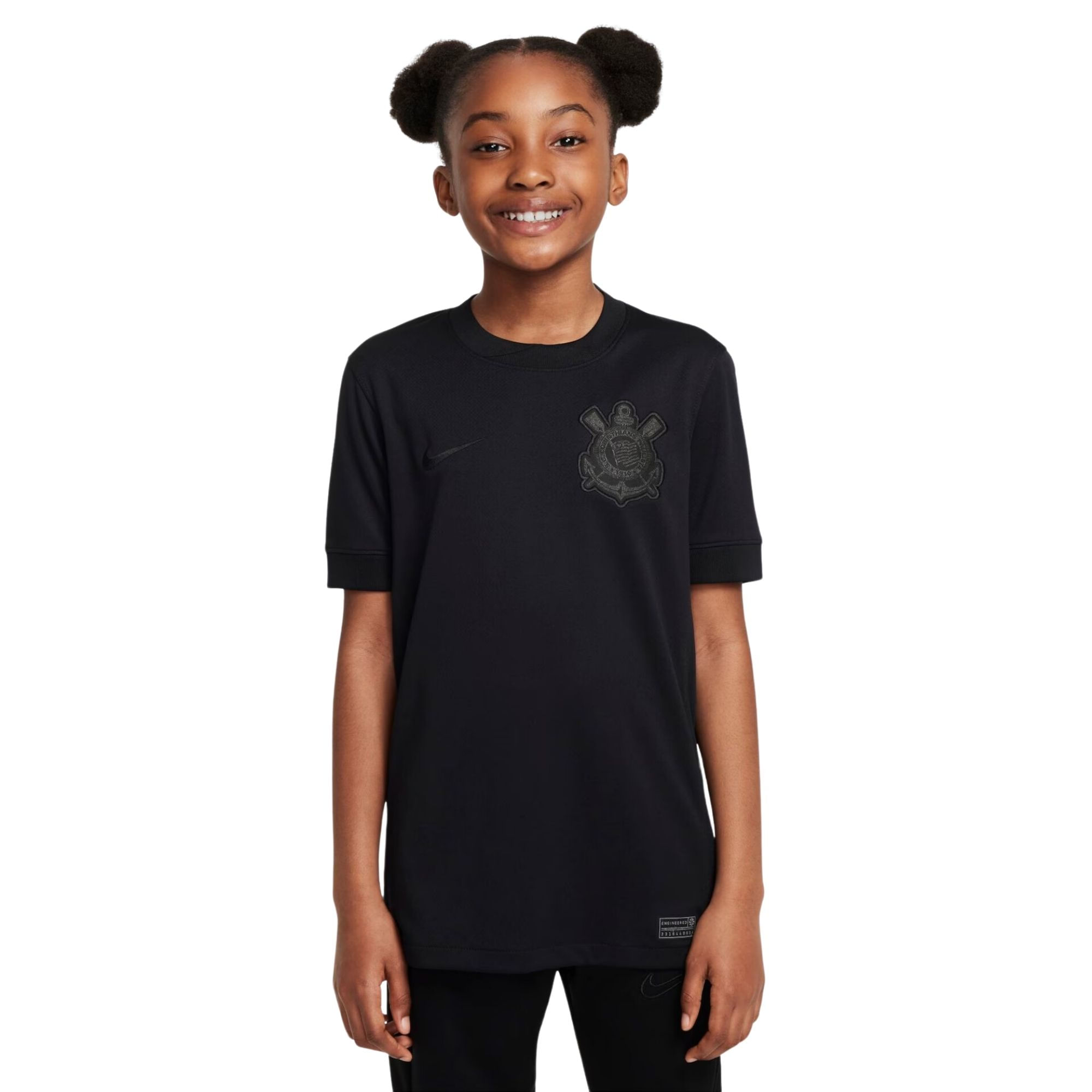 Camisa Corinthians II 2024/25 Nike Pro Infantil - Preta