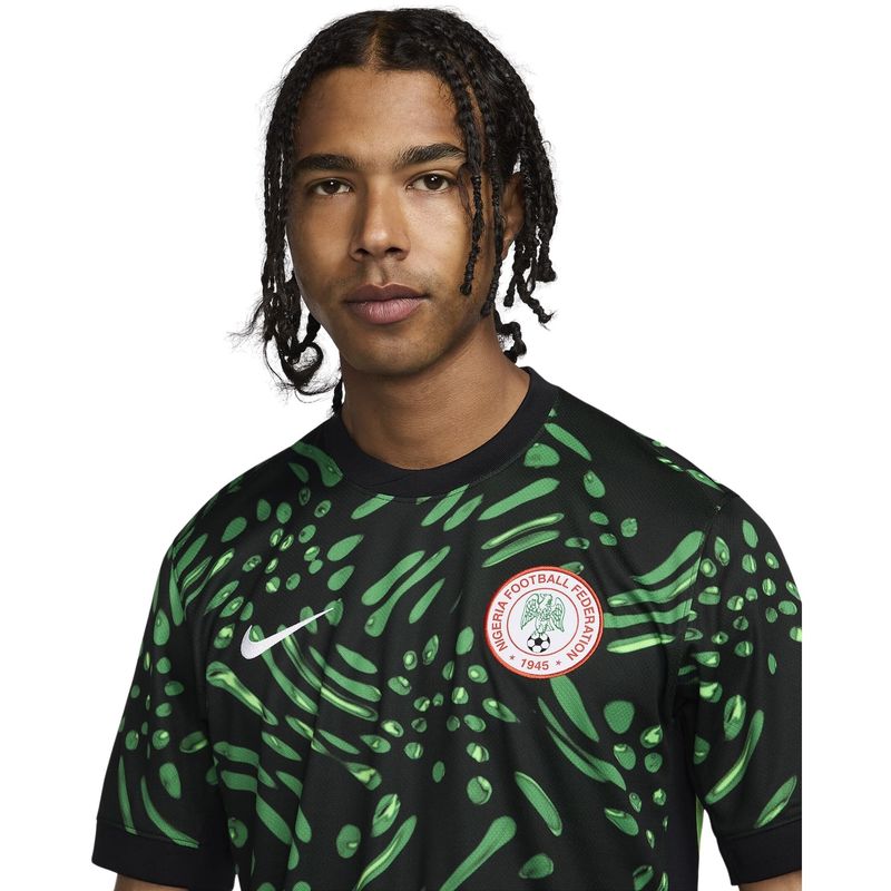 Camisa-Nigeria-II-2024-25-Nike-NFF-Torcedor-Pro-Masculina---Preta