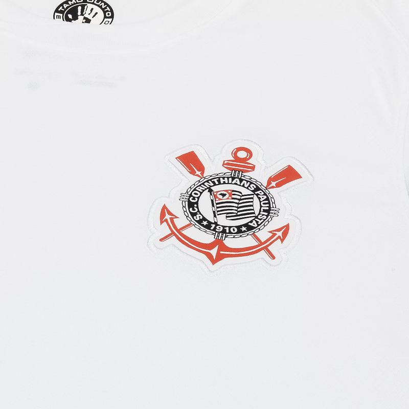 Camisa Corinthians I 2024/25 Nike Torcedora Pro Feminina - Branca/Preta