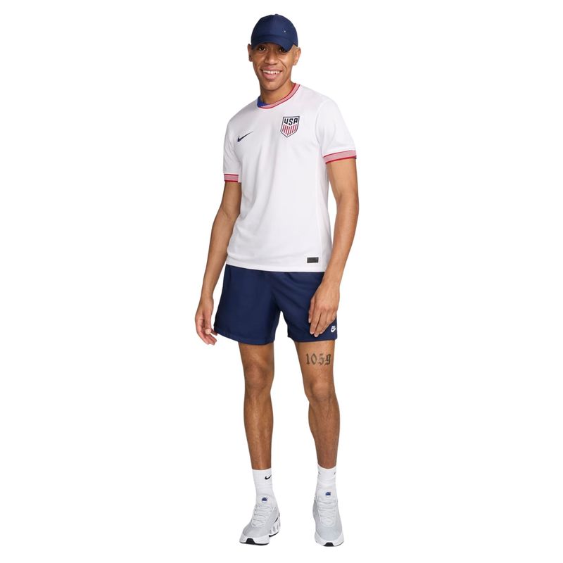 Camisa-Estados-Unidos-I-2024-25-Nike-USA-Torcedor-Pro-Masculina---Branca