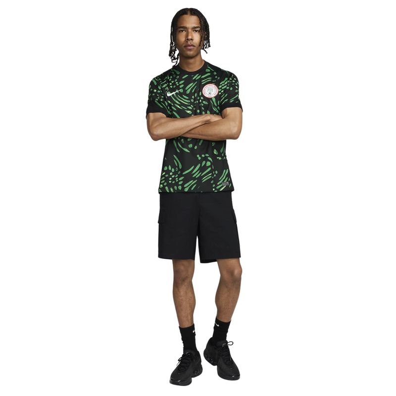 Camisa-Nigeria-II-2024-25-Nike-NFF-Torcedor-Pro-Masculina---Preta