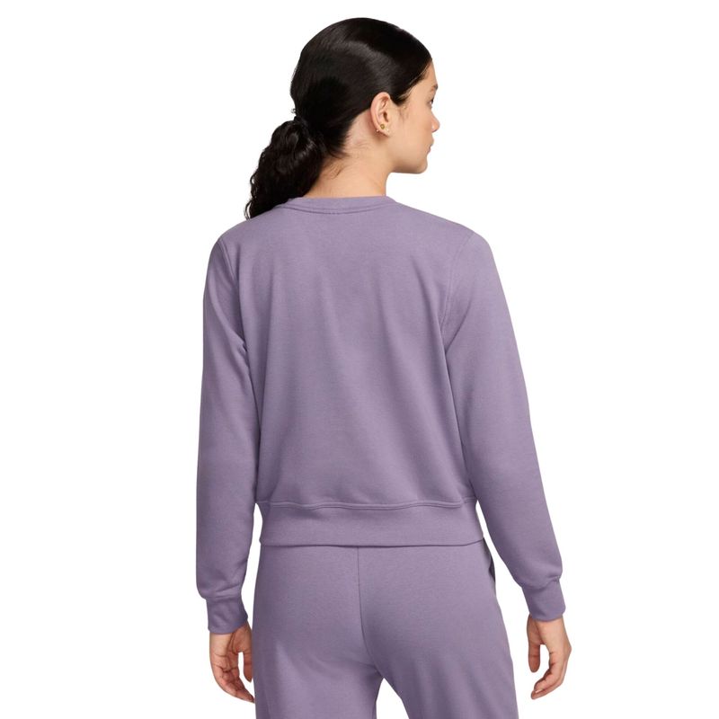 Blusão Nike Dri-Fit One Crew Feminino - Roxo