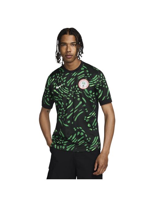 Camisa Nigéria II 2024/25 Nike NFF Torcedor Pro Masculina - Preta