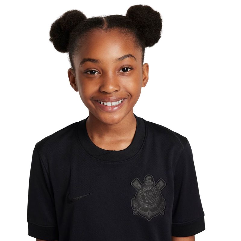 Camisa-Corinthians-II-2024-25-Nike-Torcedor-Pro-Infantil---Preta