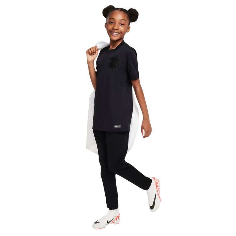 Camisa-Corinthians-II-2024-25-Nike-Torcedor-Pro-Infantil---Preta