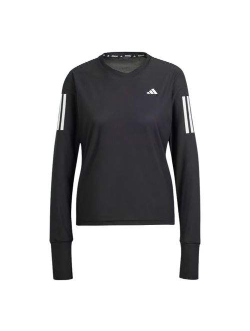 Camiseta Manga Longa Adidas Own The Run Feminina - Preta