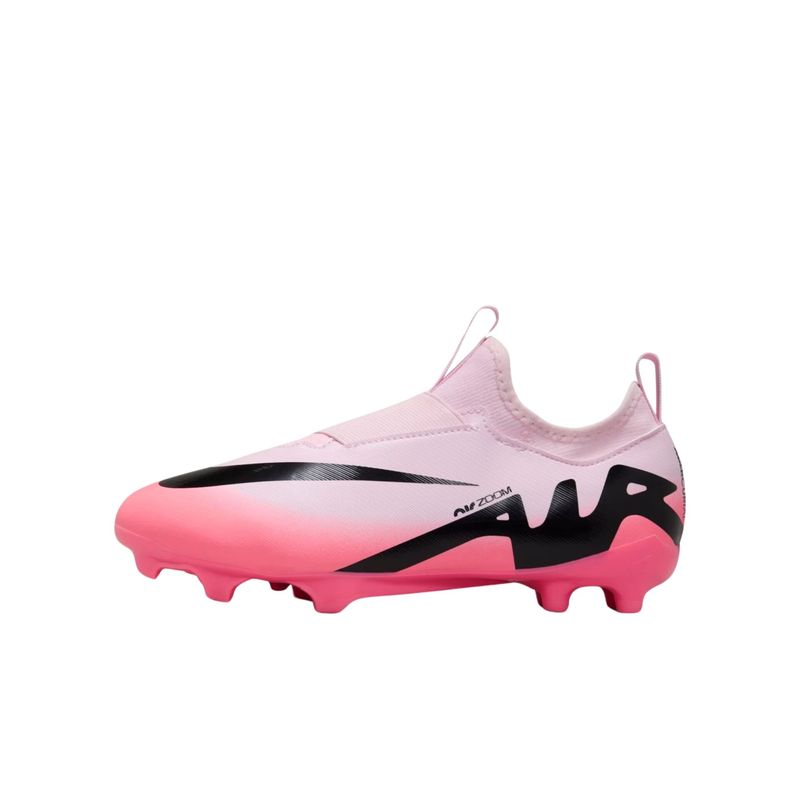 Chuteira Campo Nike Mercurial Zoom Vapor 15 Academy Infantil - Rosa