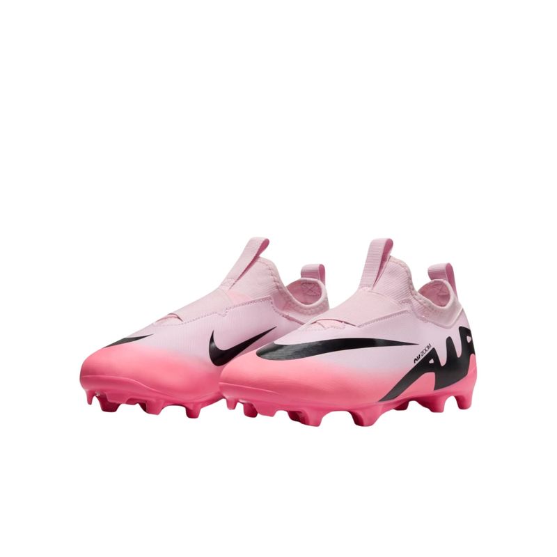 Chuteira Campo Nike Mercurial Zoom Vapor 15 Academy Infantil - Rosa