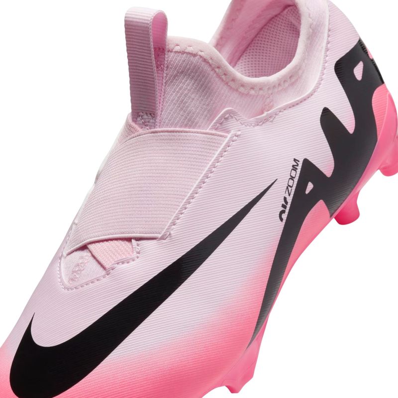 Chuteira Campo Nike Mercurial Zoom Vapor 15 Academy Infantil - Rosa