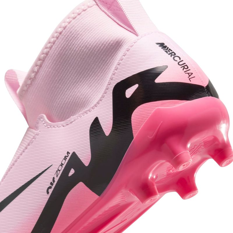 Chuteira-Campo-Nike-Mercurial-Zoom-Superfly-9-Academy-Infantil---Rosa