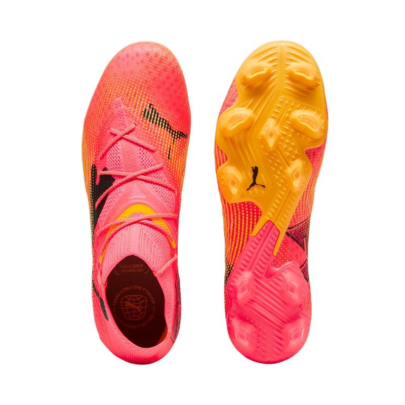 Chuteira-De-Campo-Puma-Future-7-Ultimate-Masculina---Laranja-Preta