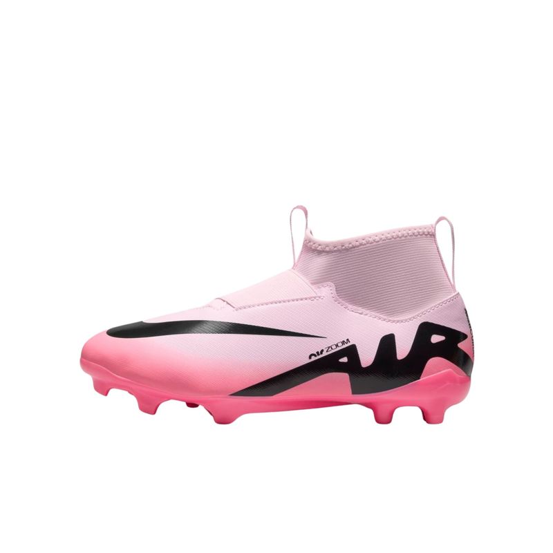 Chuteira-Campo-Nike-Mercurial-Zoom-Superfly-9-Academy-Infantil---Rosa