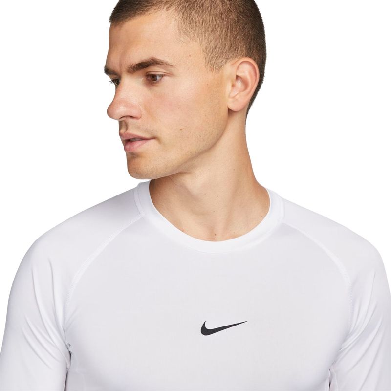 Camiseta-Manga-Longa-Nike-Pro-Dri-Fit-Masculina---Branca