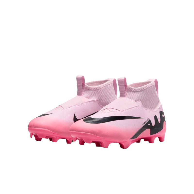 Chuteira-Campo-Nike-Mercurial-Zoom-Superfly-9-Academy-Infantil---Rosa