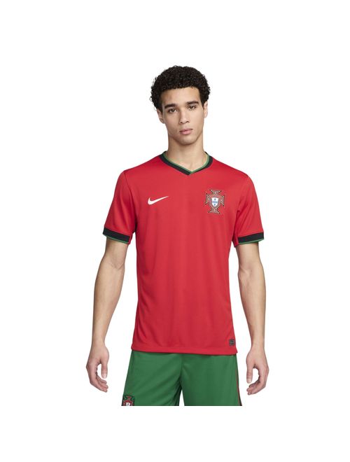 Camisa Portugal I 2024/25 Nike FPF Torcedor Pro Masculina - Vermelha