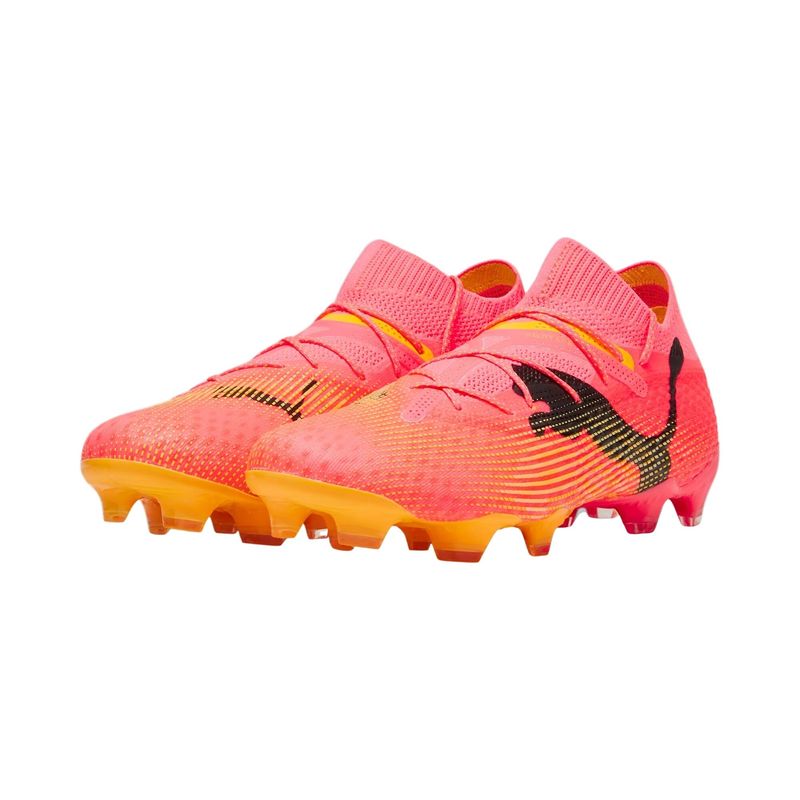 Chuteira-De-Campo-Puma-Future-7-Ultimate-Masculina---Laranja-Preta