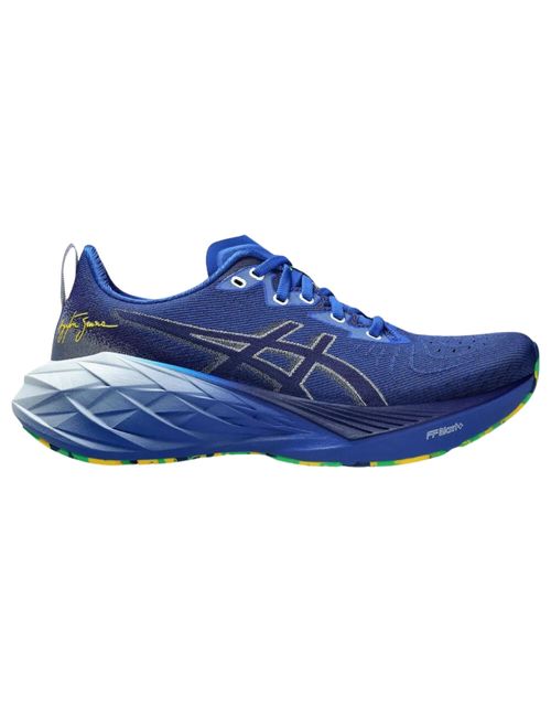 Tênis Asics Novablast 4 Senna Legacy Feminino - Azul/Branco
