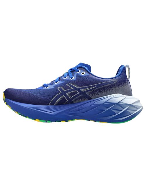 Tênis Asics Novablast 4 Senna Legacy Feminino - Azul/Branco