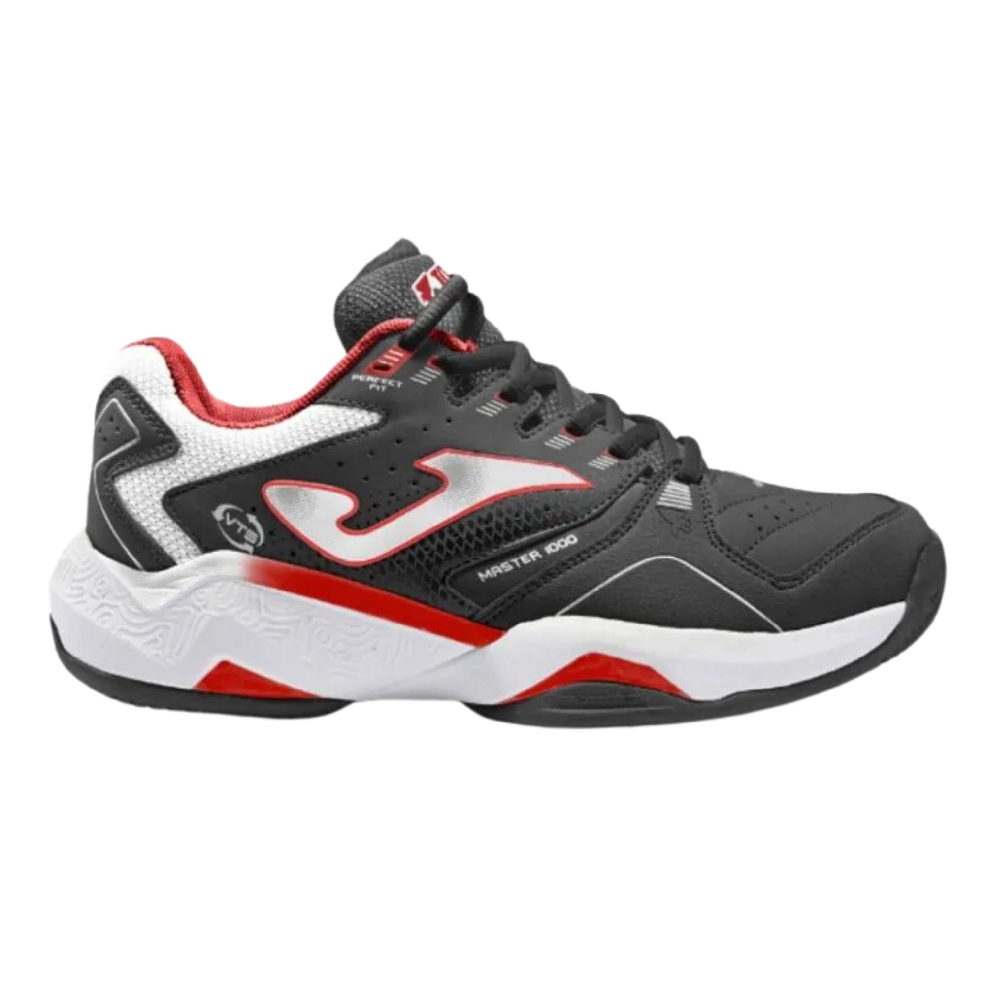 Tênis Joma Master 1000 Unissex - Preto/Vermelho