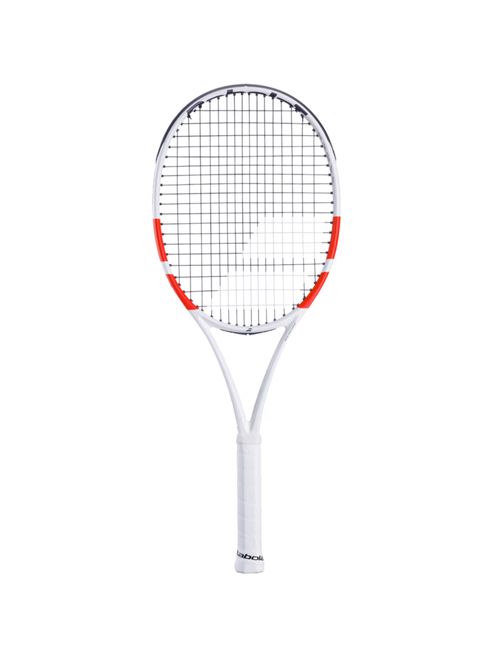 Raquete De Tênis Babolat Pure Strike 100 Unissex - Branca/Vermelha