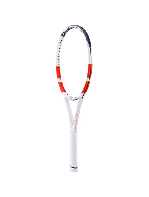 Raquete De Tênis Babolat Pure Strike 100 Unissex - Branca/Vermelha