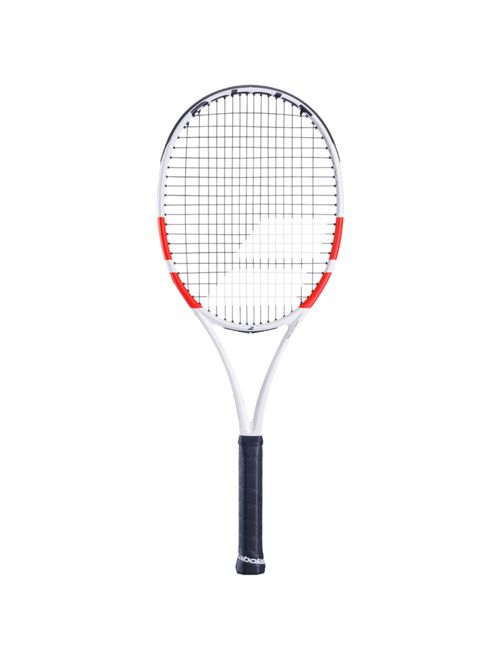 Raquete De Tênis Babolat Pure Strike 98 Unissex - Branca/Vermelha