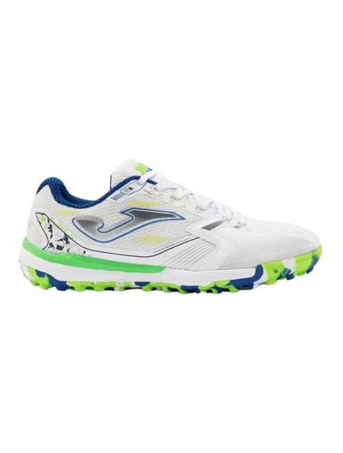 Chuteira Society Joma Liga 5 Masculina - Branca/Verde/Azul