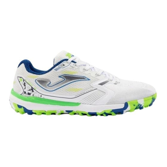 Chuteira-Society-Joma-Liga-5-Masculina---Branca-Verde-Azul