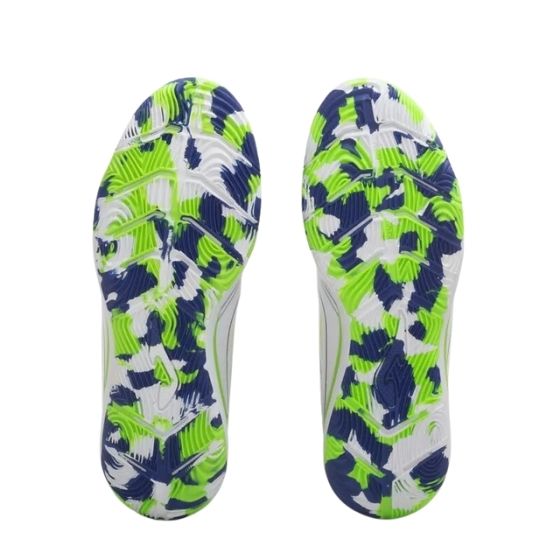 Chuteira Futsal Joma Liga 5 Masculina - Branca/Verde/Azul