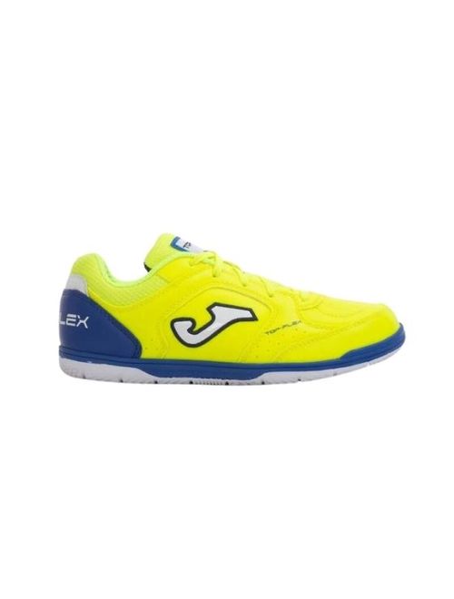 Chuteira Futsal Joma Top Flex Jr Infantil - Amarela/Azul
