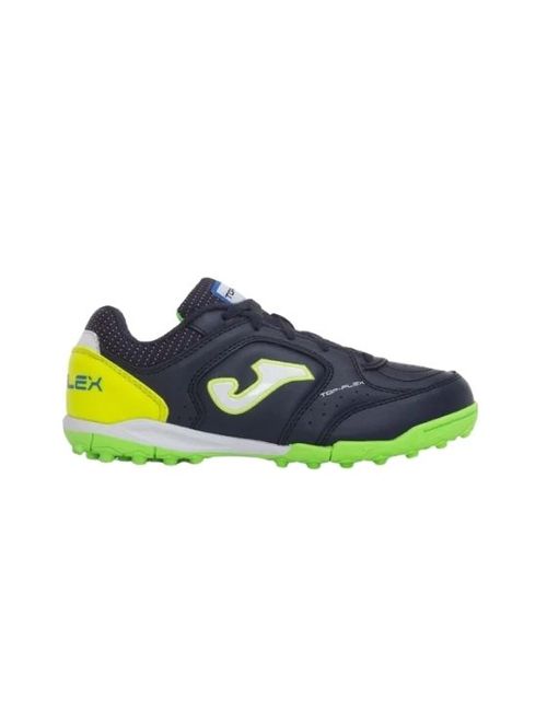 Chuteira Society Joma Top Flex Jr Infantil - Azul Marinho/Amarela