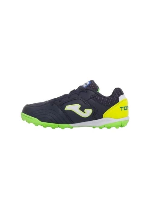 Chuteira Society Joma Top Flex Jr Infantil - Azul Marinho/Amarela
