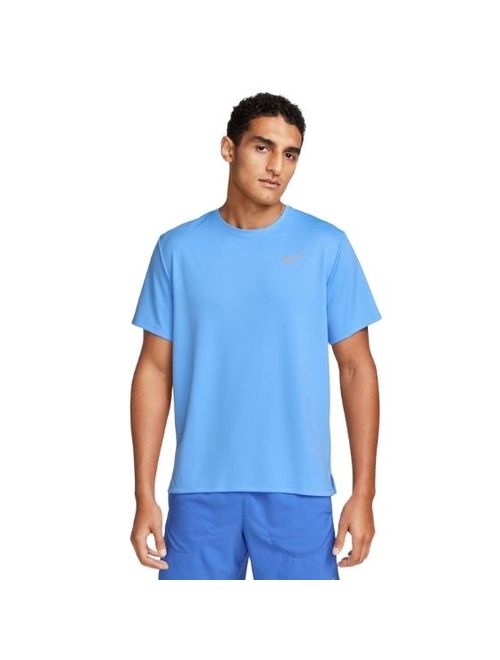 Camiseta Nike Dri-Fit Uv Miler Masculina - Azul Clara