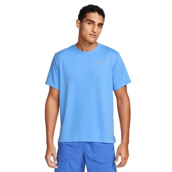 Camiseta Nike Dri-Fit Uv Miler Masculina - Azul Clara