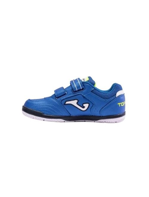 Chuteira Futsal Joma Top Flex Jr Velcro Infantil - Azul
