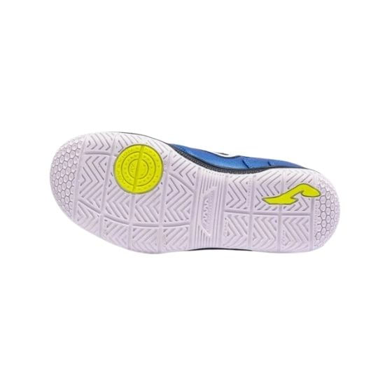 Chuteira Futsal Joma Top Flex Jr Velcro Infantil - Azul