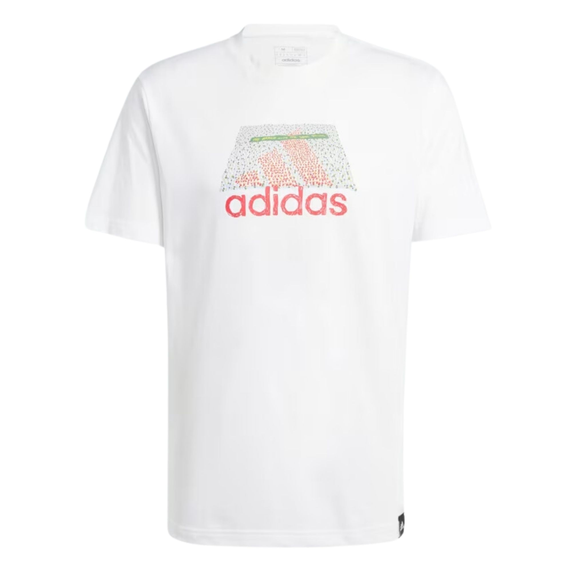 Camiseta Adidas Codes Badge of Sport Masculina - Branca