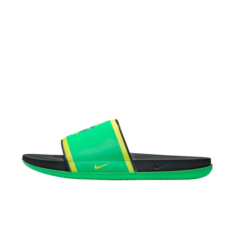 Chinelo Nike CBF Offcourt Masculino - Preto/Verde