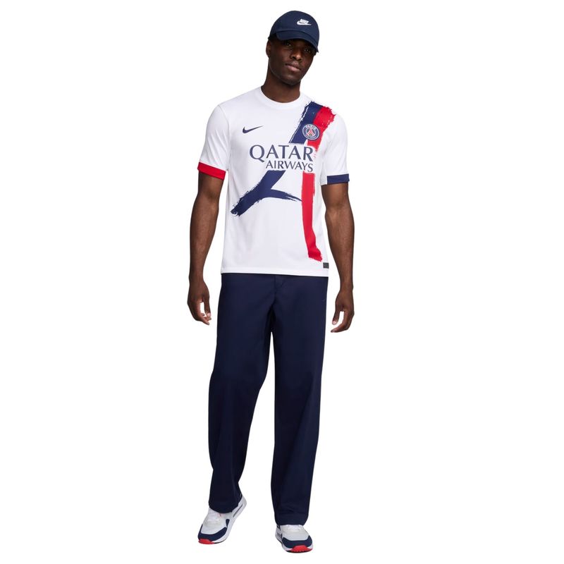Camisa-PSG-II-2024-25-Nike-Torcedor-Pro-Masculina---Branca