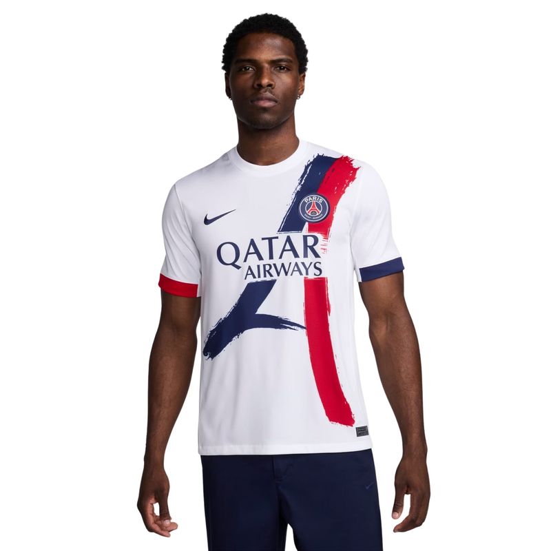 Camisa-PSG-II-2024-25-Nike-Torcedor-Pro-Masculina---Branca