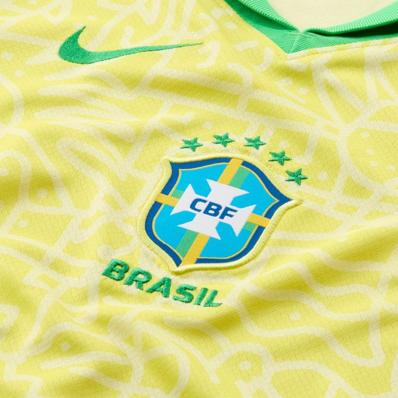 Camisa-Brasil-I-2024-25-Nike-CBF-Torcedor-Pro-Infantil---Amarela