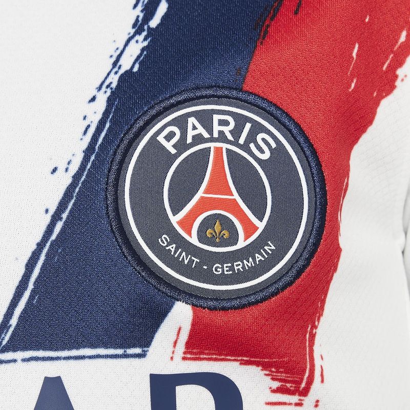 Camisa-PSG-II-2024-25-Nike-Torcedor-Pro-Infantil---Branca