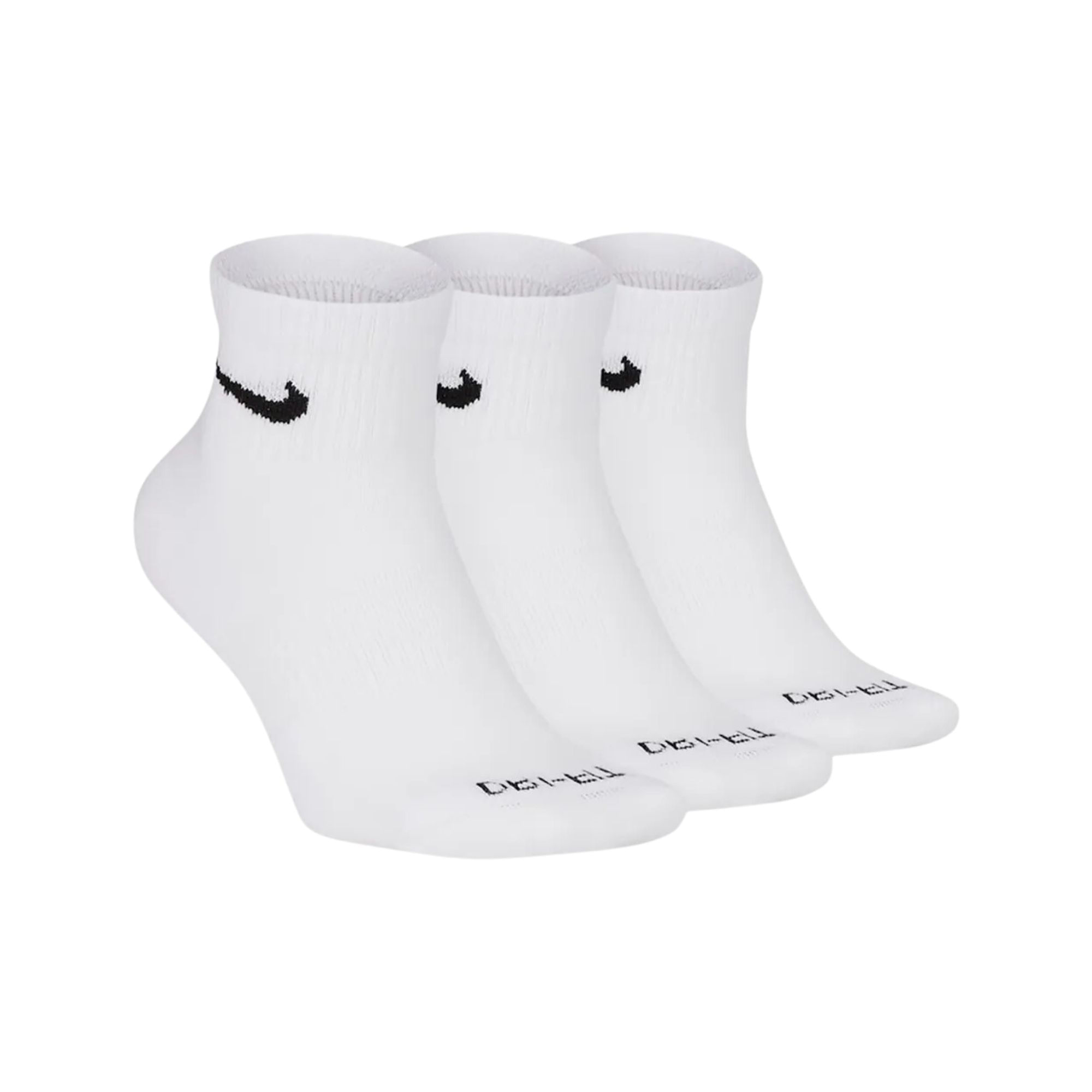 Meia Nike Everyday  Plus Cushioned 3 Pares Masculina - Preta